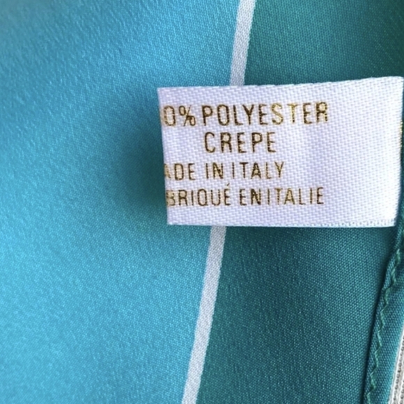 80s Monique Martin Stripe Neck Scarf - Picture 6 of 8